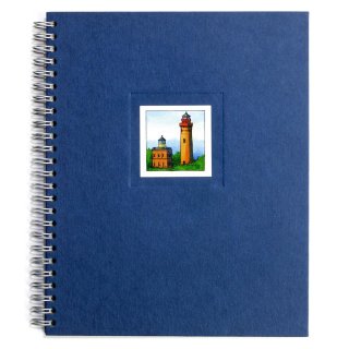 Spiral-Notizbuch 18x22 Leuchtturm Kap Arkona Land
