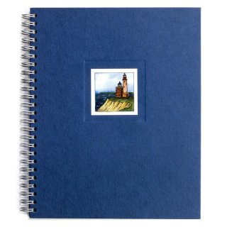 Spiral-Notizbuch 18x22 Leuchtturm Kap Arkona See