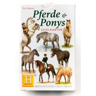 Kartenspiel Pferde und Ponys, 54 Blatt