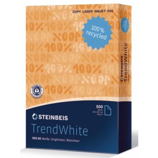 Kopierpapier A4 STEINBEIS No 2, Trend White, 80er Weiße, 500 Blatt.
