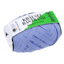 Baumwoll-Ringelband hellblau, 25 Stück