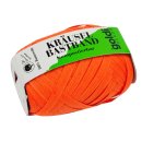 Baumwoll-Ringelband orange, 25 Stück