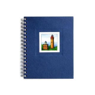 Spiral-Notizbuch 12x15 Leuchtturm Kap Arkona Land-Ansicht-des-Motivs