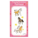 Tattoos Traumpferdchen Blumen/Sterne 3 Motive, u.a. Pferd...