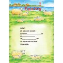 Einladungen A5 Schafe, 25 Blatt