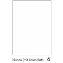 Schreibblock DIN A5 blanco, 50 Blatt aus Recyclingpapier